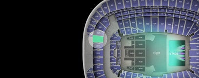 Seat view from Middle Endzone