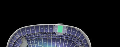 Seat view from Upper Sideline