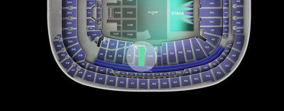 Seat view from Club