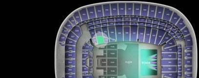 Seat view from Club