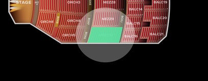 Seat view from Mezzanine