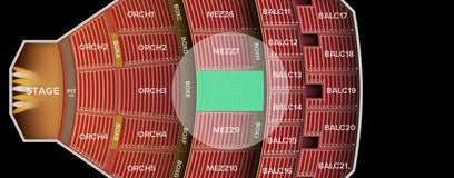 Seat view from Mezzanine