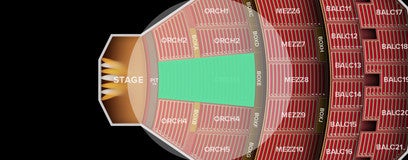 Seat view from Orchestra