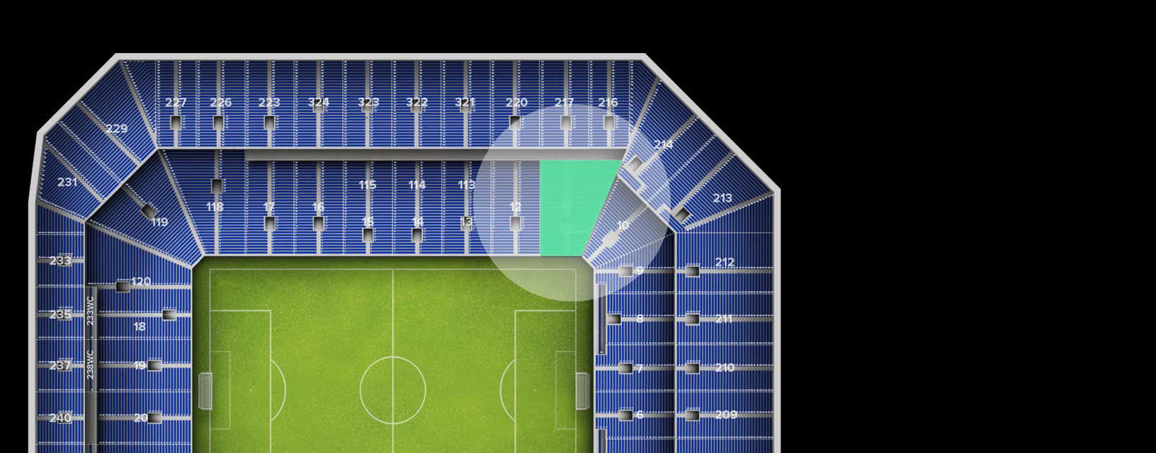 Seat view from Lower