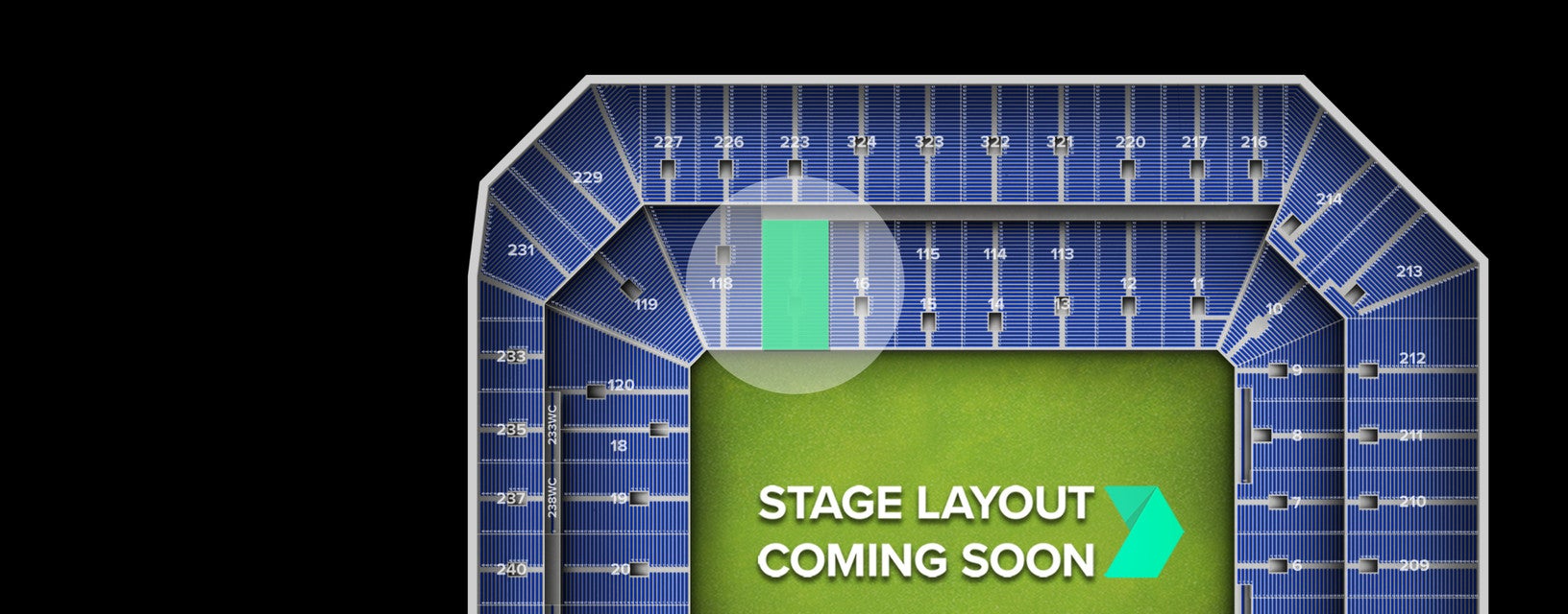 Seat view from Lower