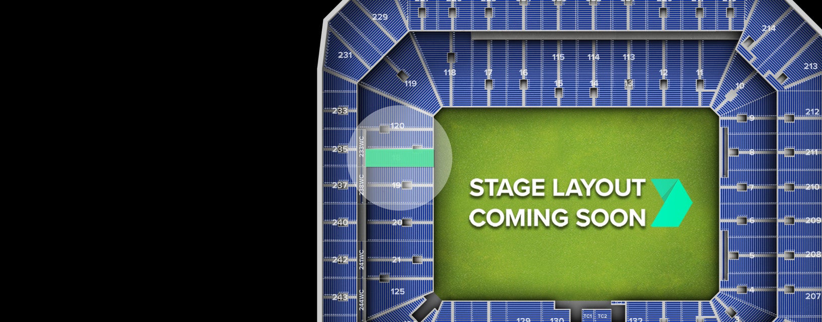 Seat view from Lower