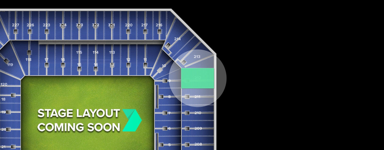 Seat view from Upper