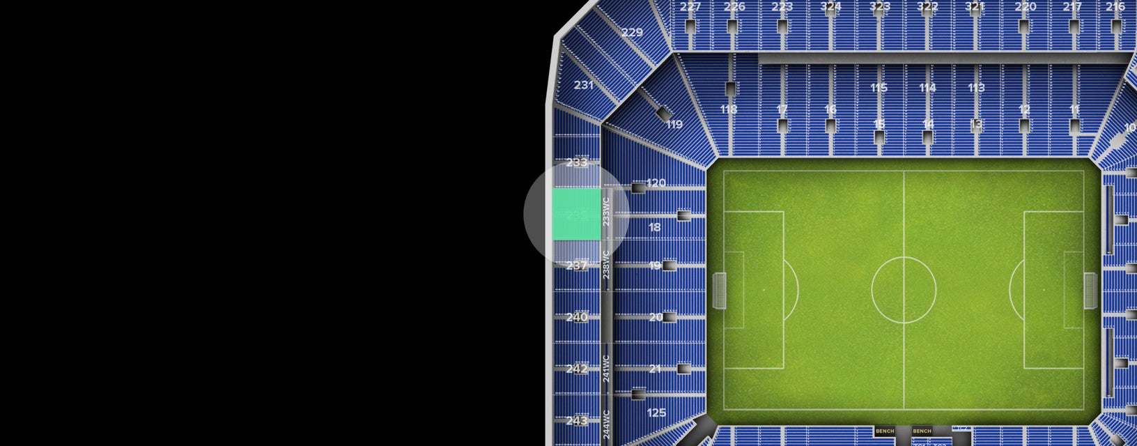 Seat view from Upper
