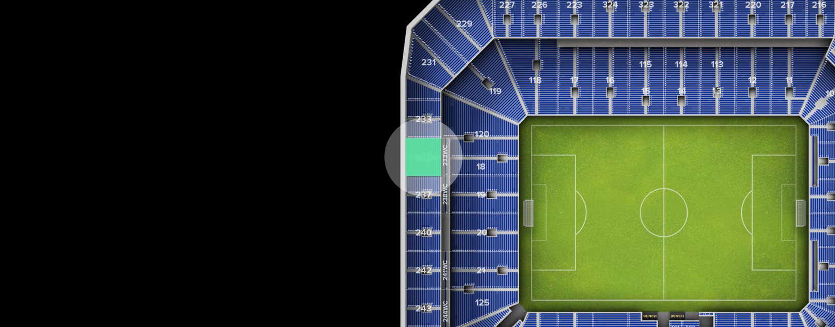 Seat view from Upper