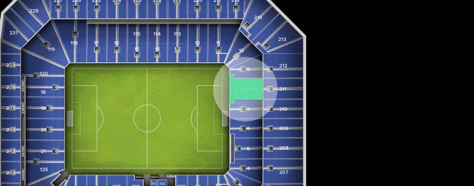 Seat view from Lower