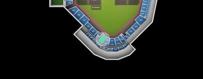Seat view from Homeplate Reserved