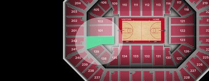 Seat view from Lower Baseline