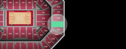 Seat view from Upper Baseline