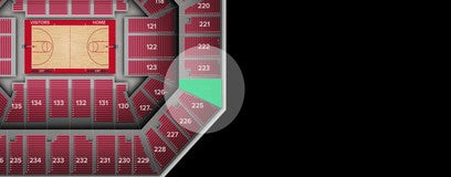 Seat view from Upper Baseline