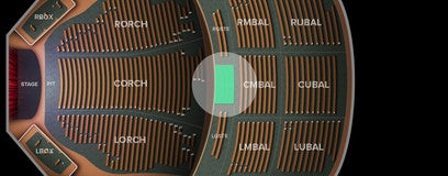 Seat view from Grand Suite