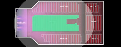 Seat view from Orchestra