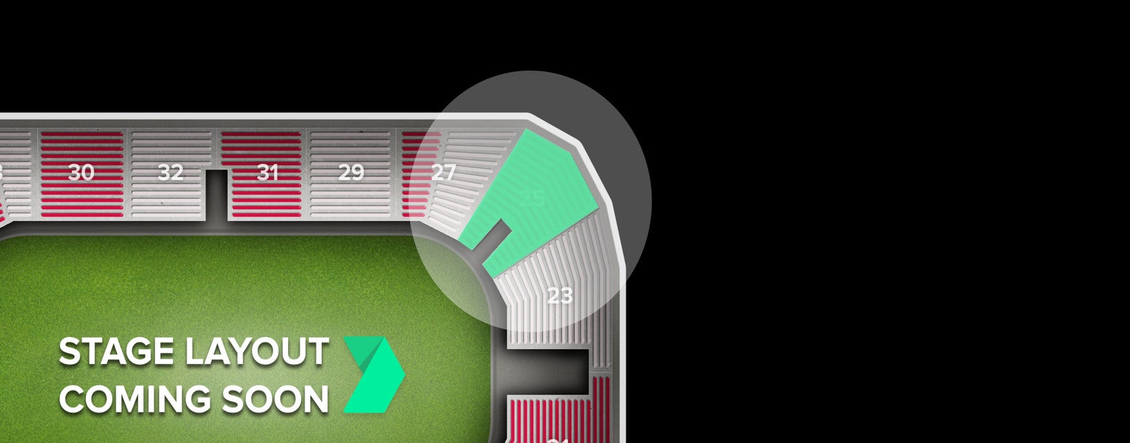 Seat view from Lower