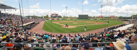 Seat view from Infield Box Gold
