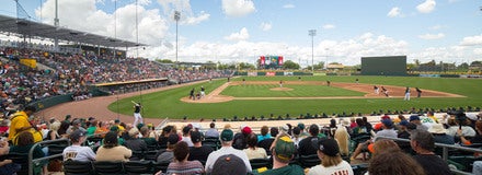 Seat view from Infield Box Gold