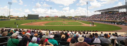Seat view from Infield Box Gold