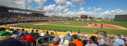 Seat view from Infield Box Gold