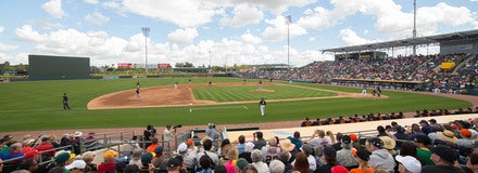 Seat view from Infield Box Gold