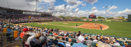 Seat view from Infield Box Gold