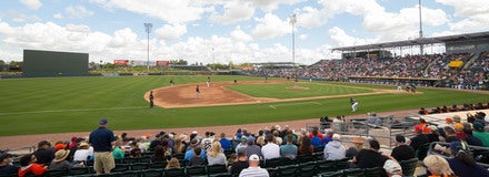 Seat view from Infield Box Gold
