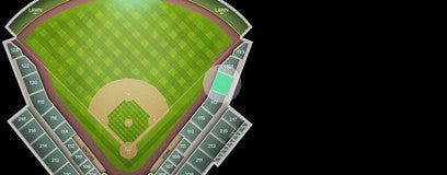 Seat view from Infield Box Gold