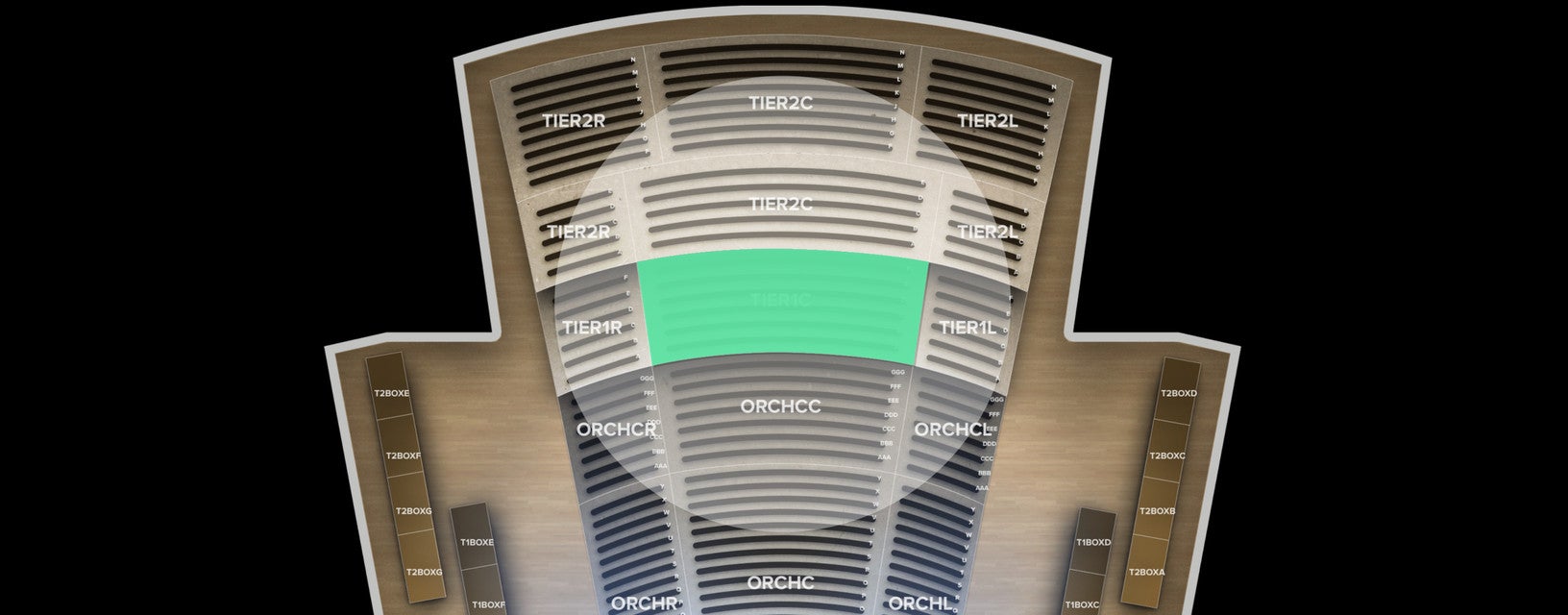 Seat view from 