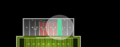 Seat view from Section