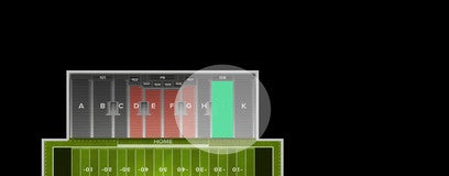Seat view from Section