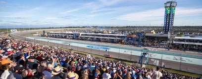 Seat view from Start Finish