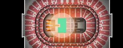 Seat view from