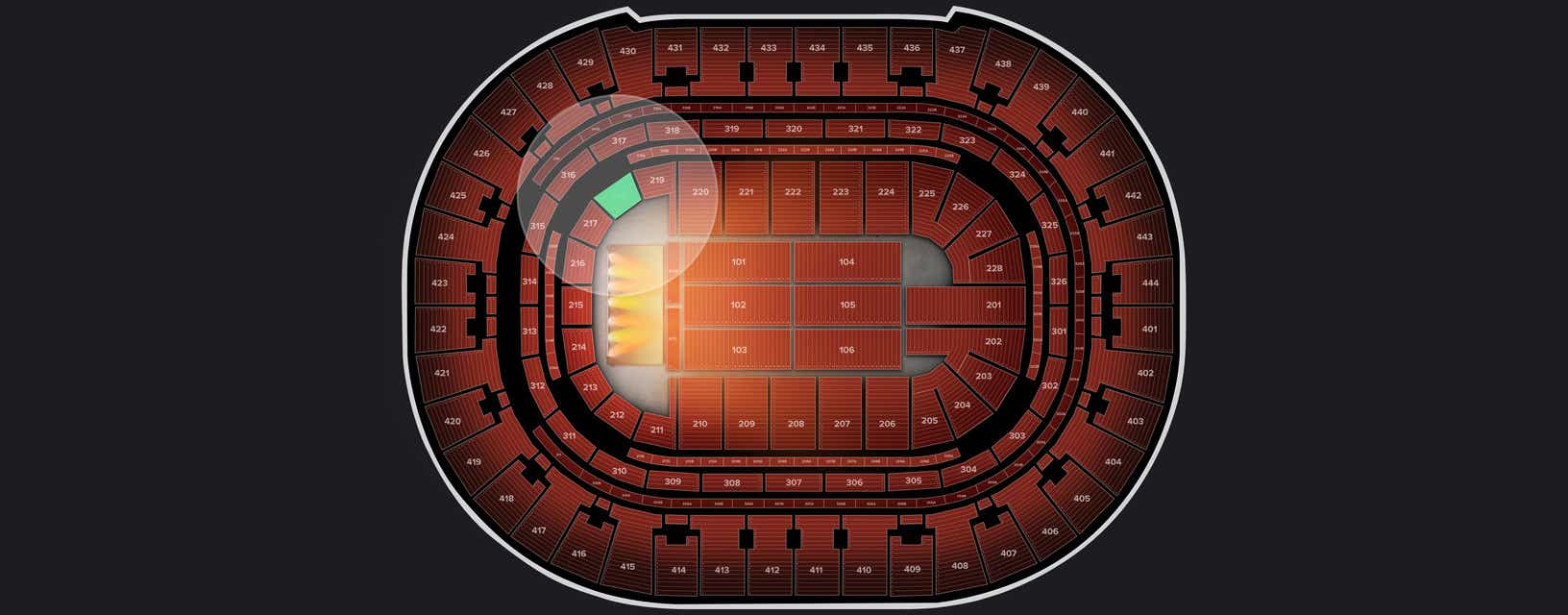 Seat view from Plaza