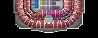 Seat view from Club