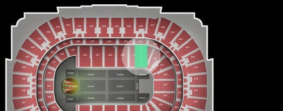 Seat view from Plaza