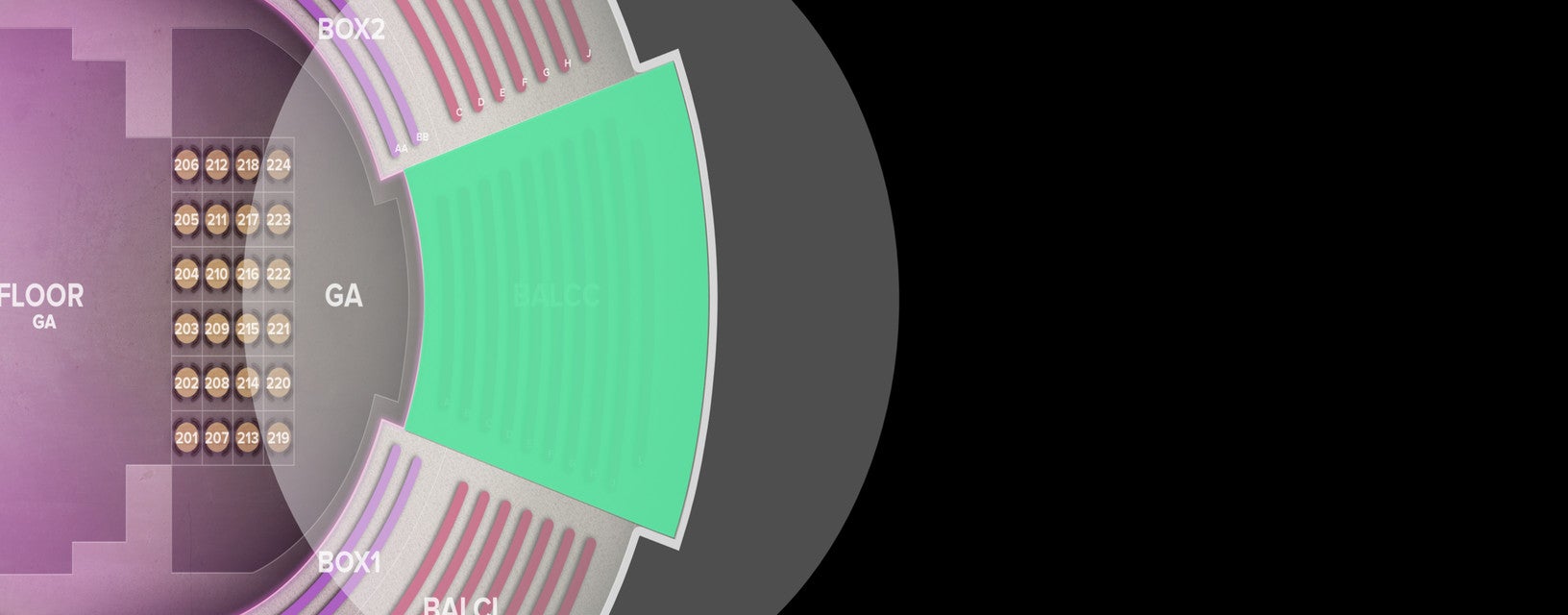 Seat view from Balcony