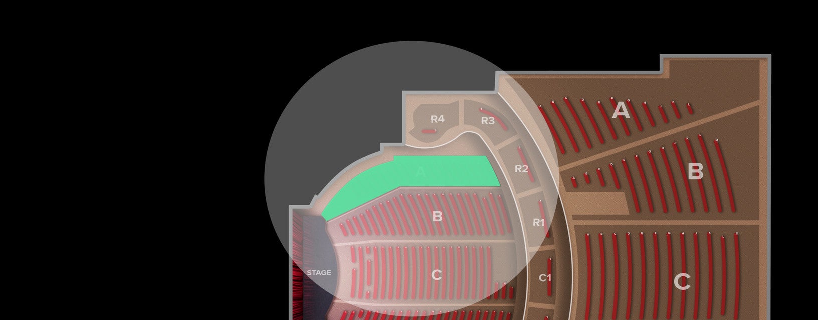 Seat view from Main Floor