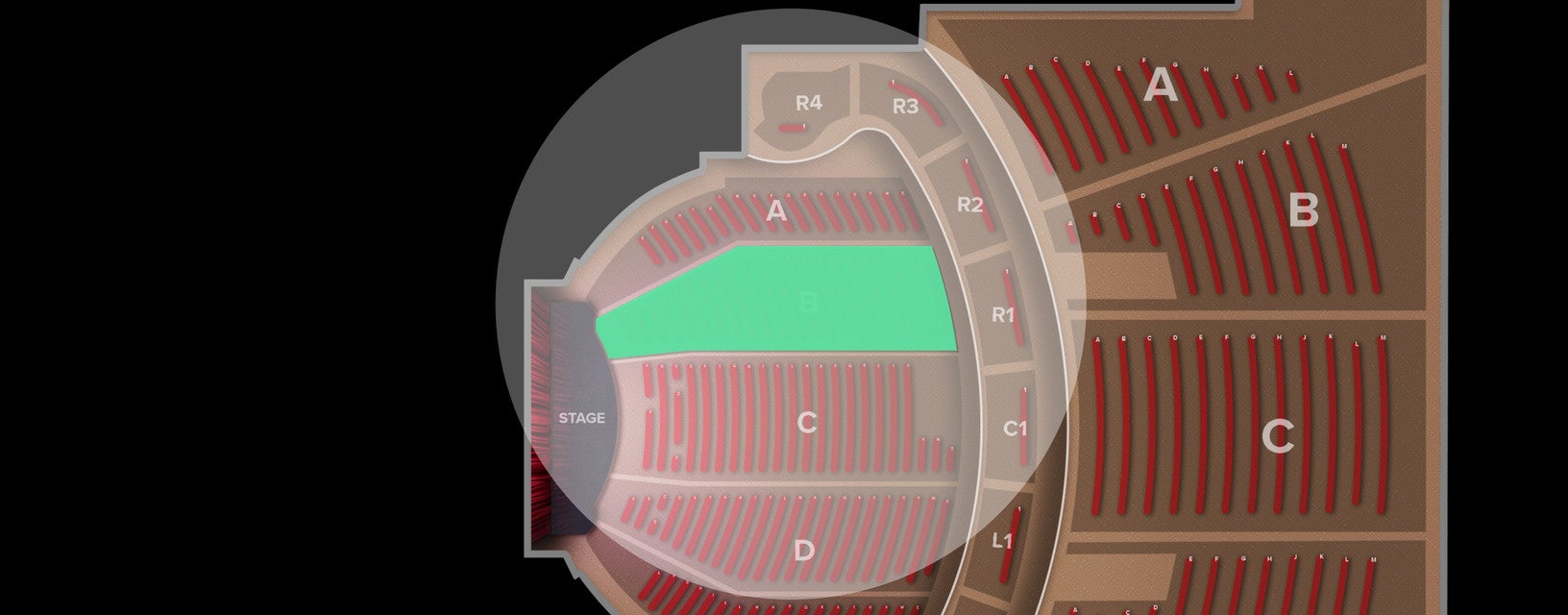 Seat view from Main Floor