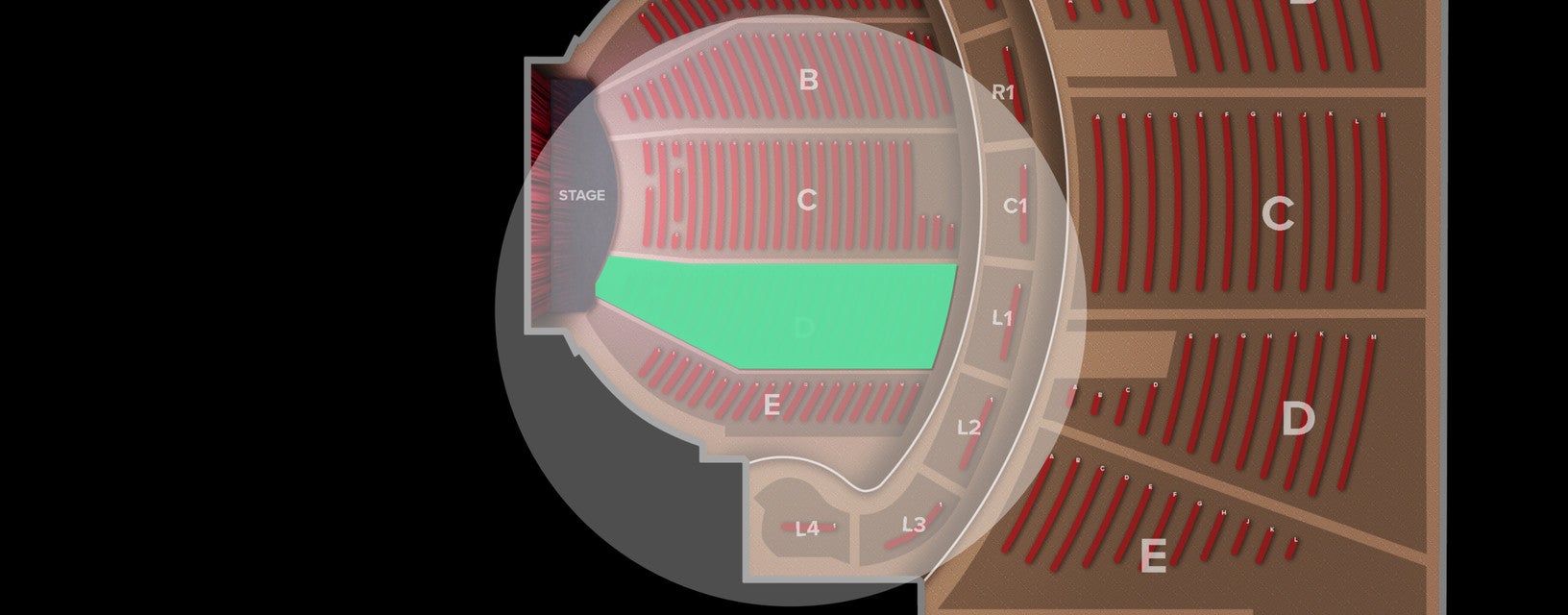 Seat view from Main Floor