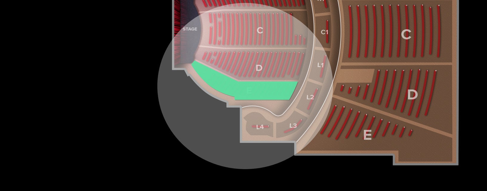 Seat view from Main Floor