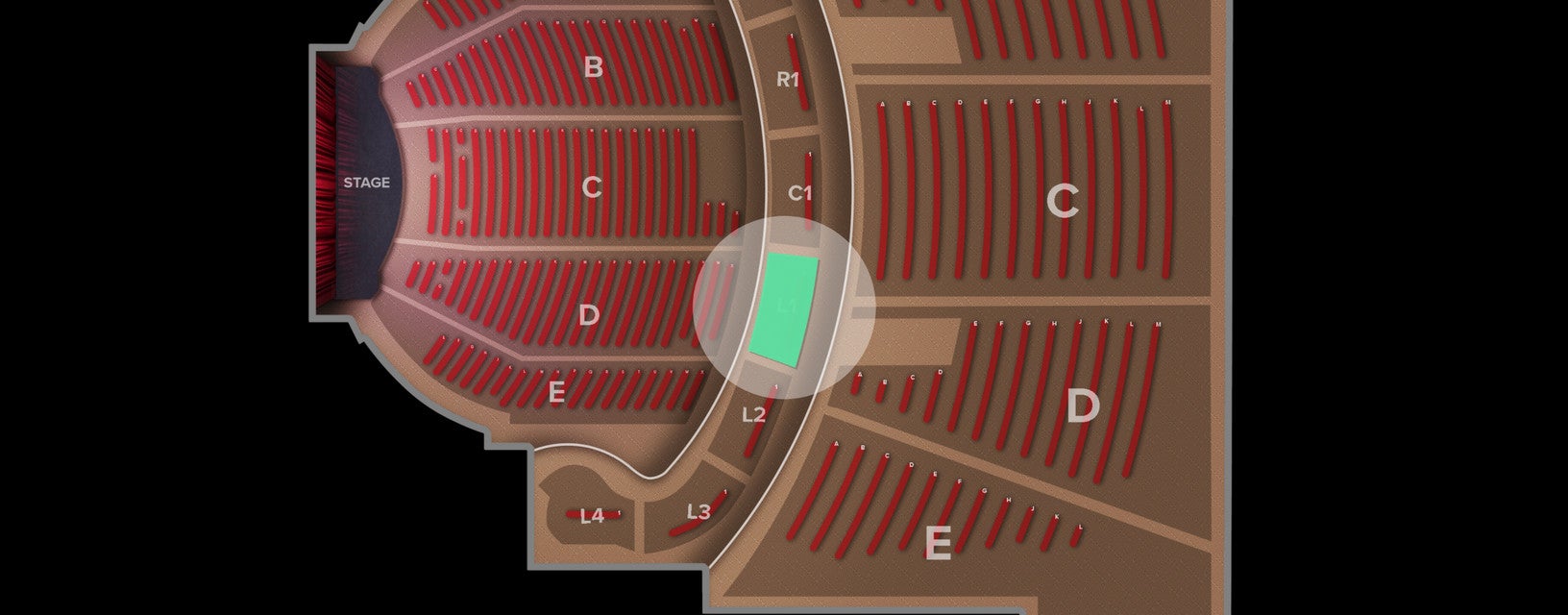 Seat view from Box
