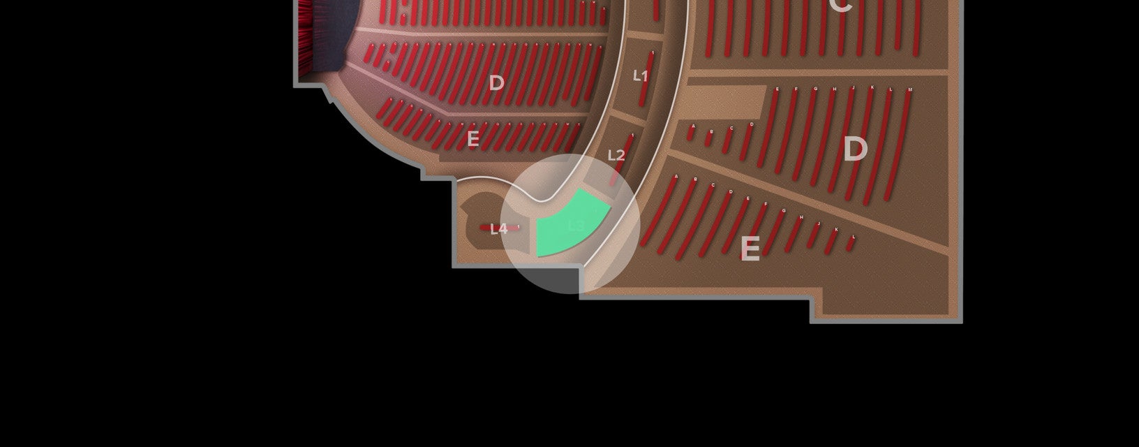 Seat view from Box