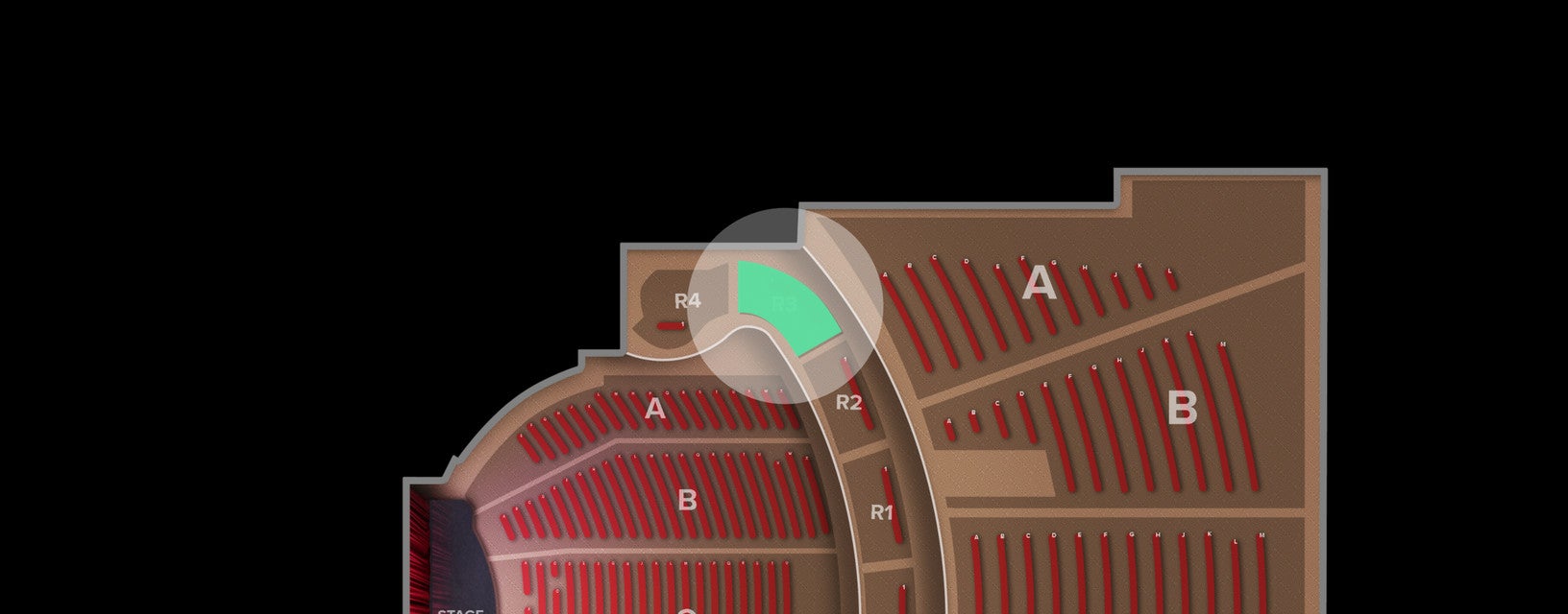 Seat view from Box