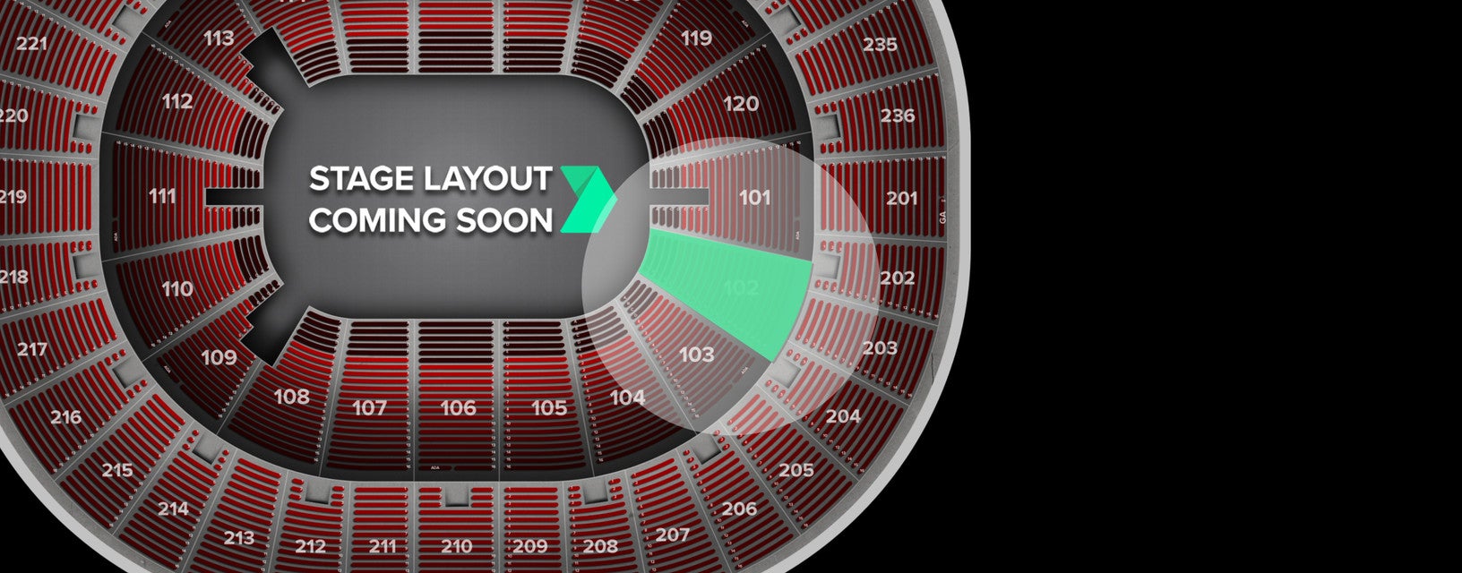 Seat view from Lower