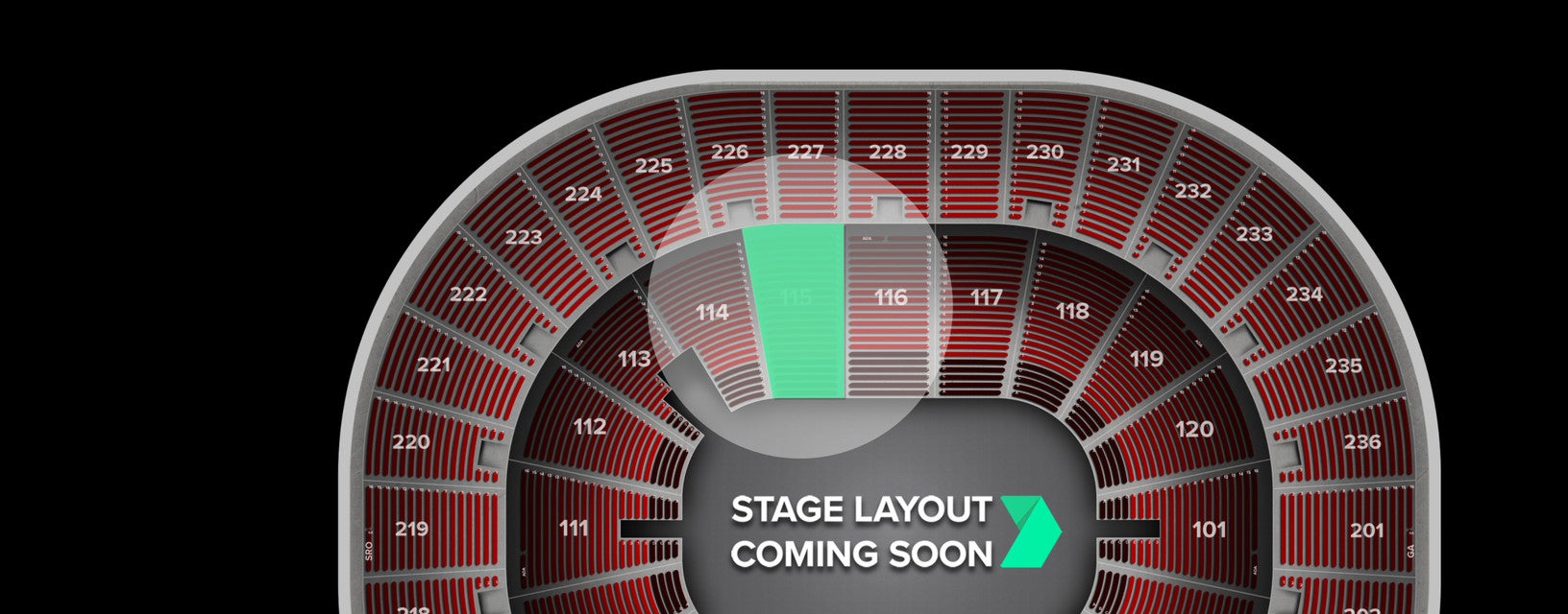 Seat view from Lower