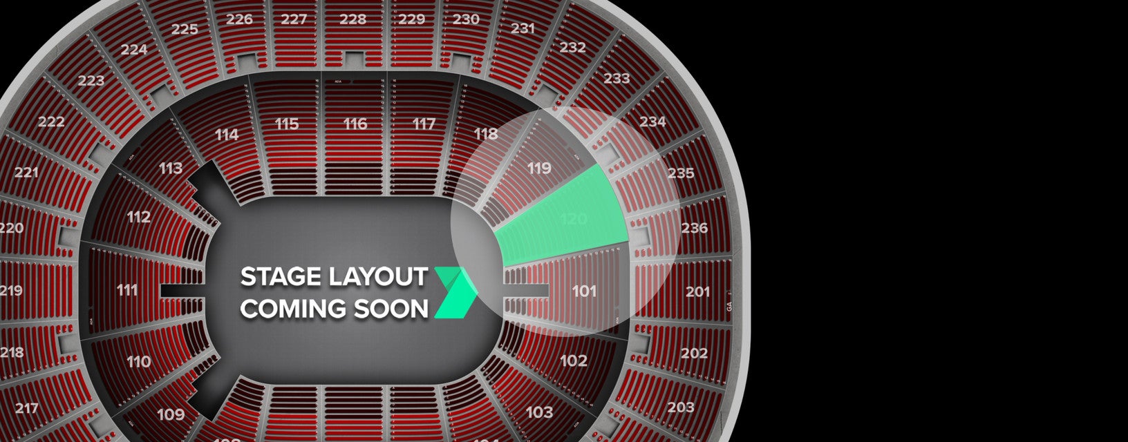 Seat view from Lower