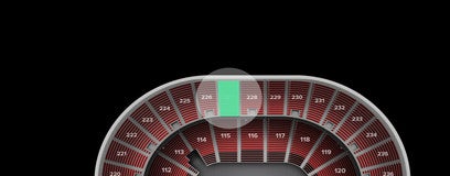 Seat view from Upper