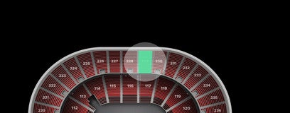 Seat view from Upper